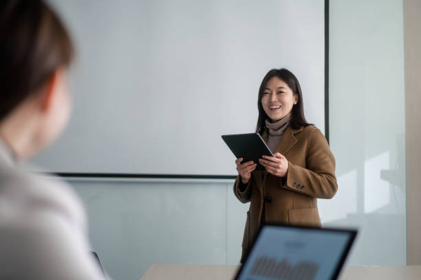 istock two businesswoman discusion in office 2190539183