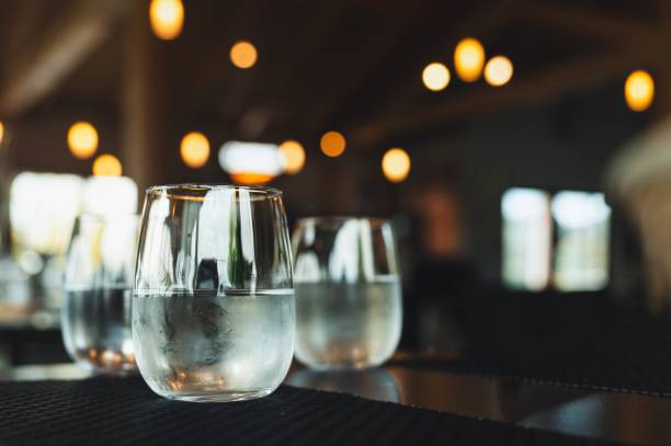 istock Glasses of Cold Water on a Table 2190543509