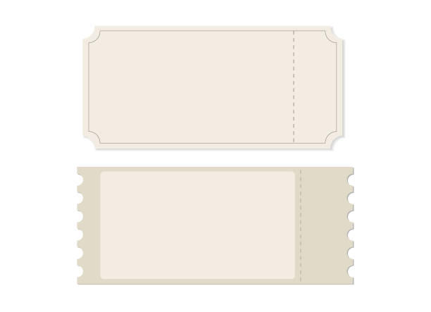 istock Empty ticket templates. Tickets of different forms for cinema, concert, theater, club, event, movie, circus, etc. Vector realistic Mockup. Event admission, entrance pass label. EPS10. 2190546313