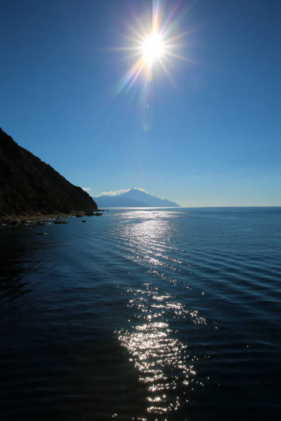 Mount Athos - mountain on the Athos peninsula in northeastern Greece