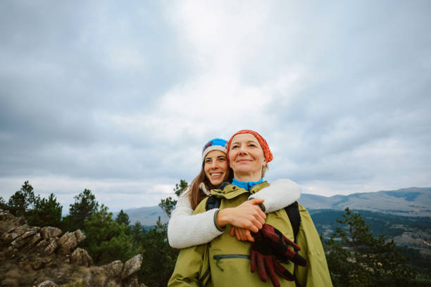 istock on top of the mountain range 2190556086