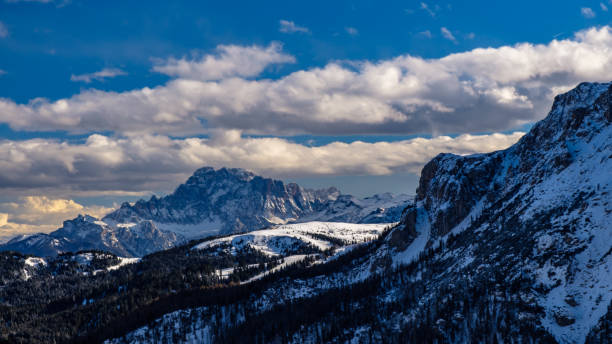 istock Winter sunset in the italian alps 2190563492
