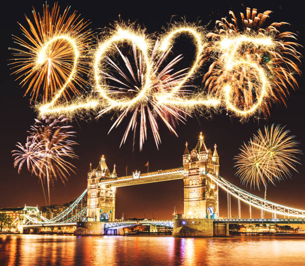 istock fireworks in london for the 2025 2190566921