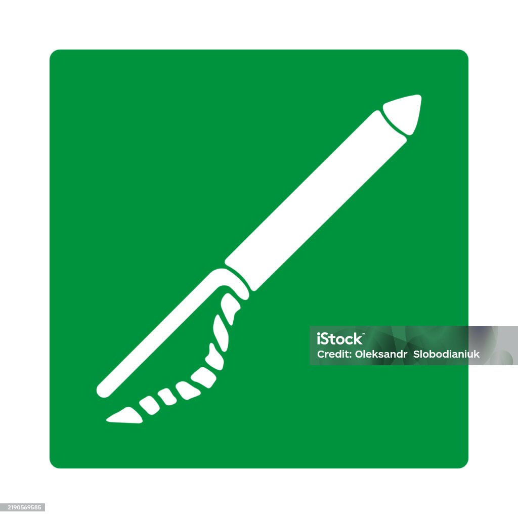 Throw Line Pictograms Green Sign Line Thrower Emergency Line Thrower Device For Throwing ...