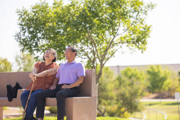 istock Senior Chinese couple 2190575376