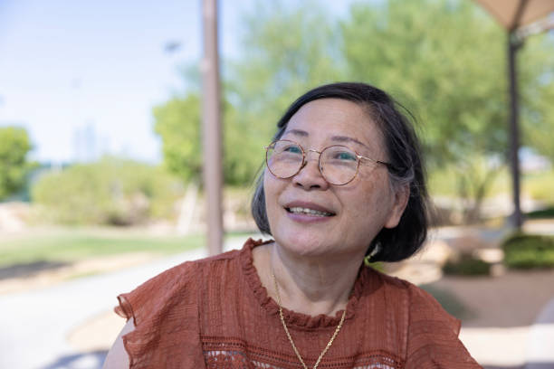 istock Senior Woman portrait 2190575421
