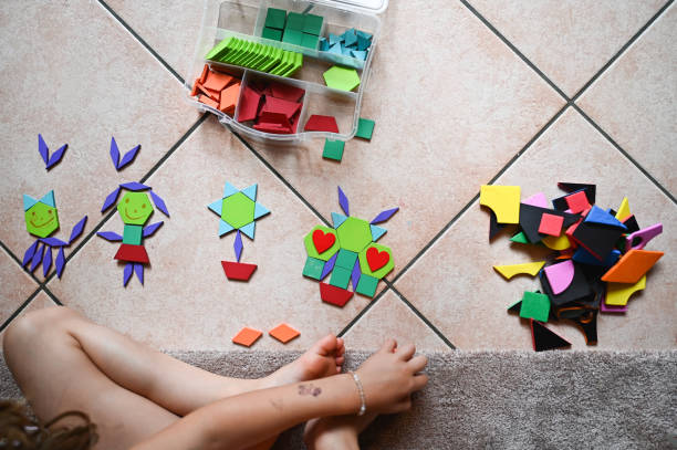 istock wooden tangram toy. 2190576134