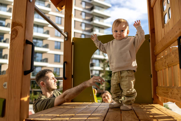 istock Family Joy on the Playground 2190586381