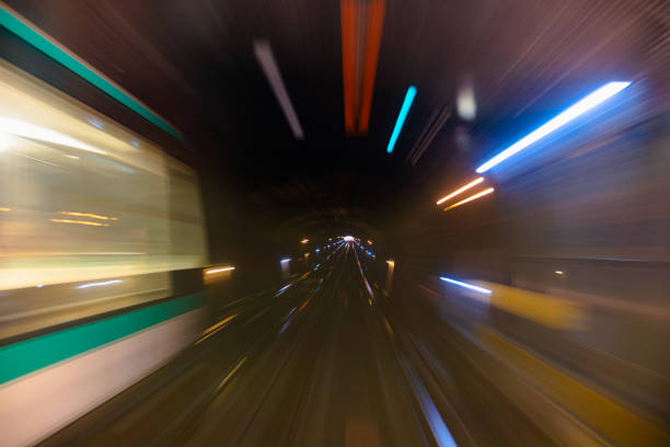 istock Motion blur of a subway tunnel 2190599906