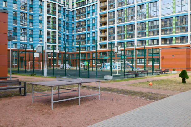 istock A modern residential complex designed with diverse sports facilities and amenities 2190602338