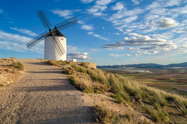 istock Typical windmills in Consuegra, Castilla La Mancha, Spain 2190603211