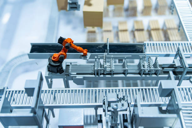 istock model of Robotic and Automation system control application on automate robot arm 2190614739