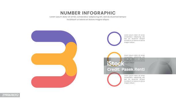 Three Number Features Modern Number 3 Infographic With 3 Options Number Infographic Stock ...