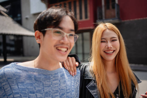 istock Friends in the city walk 2190619519