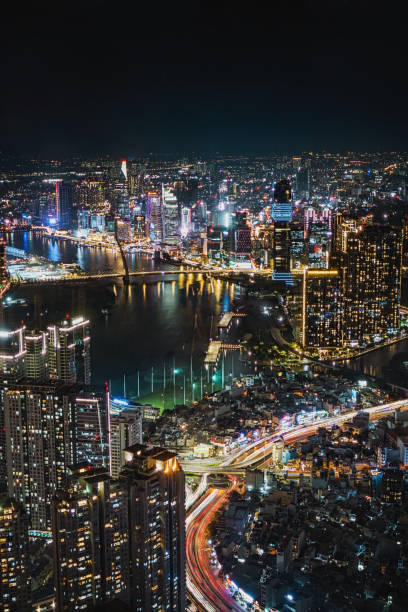 istock Night view of Ho Chi Minh City 2190626346