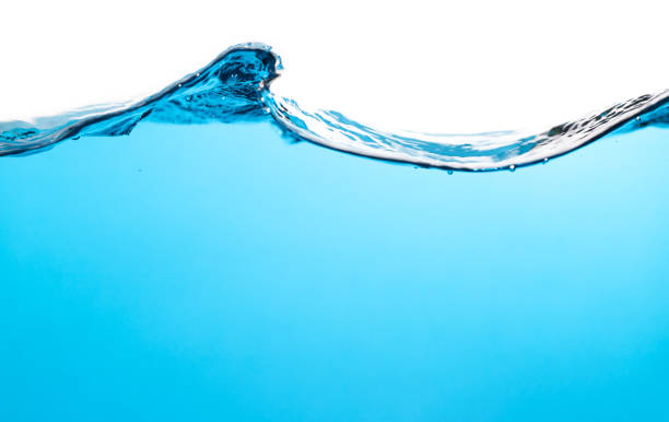 istock Water Wave, Pure Water, Water Splashing, Blue Water Textured on White Background. 2190629334