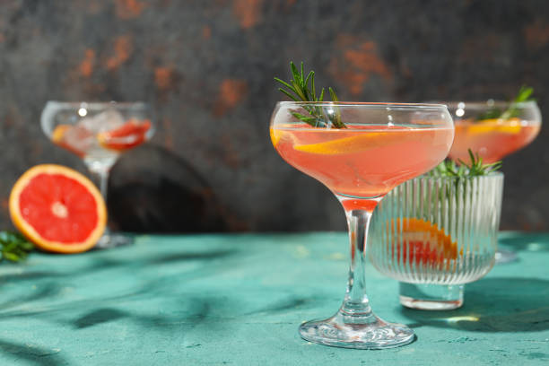 istock Grapefruit cocktail, alcohol or non alcoholic drink for party 2190633689