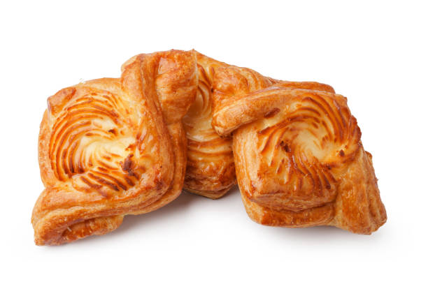 istock Flaky pastries stacked beautifully on a clean white surface ready for an afternoon treat 2190634972