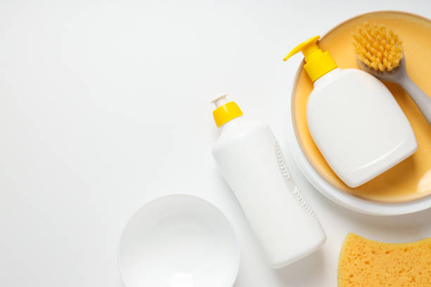 istock Detergent, accessories for dish washing and cleaning 2190643168