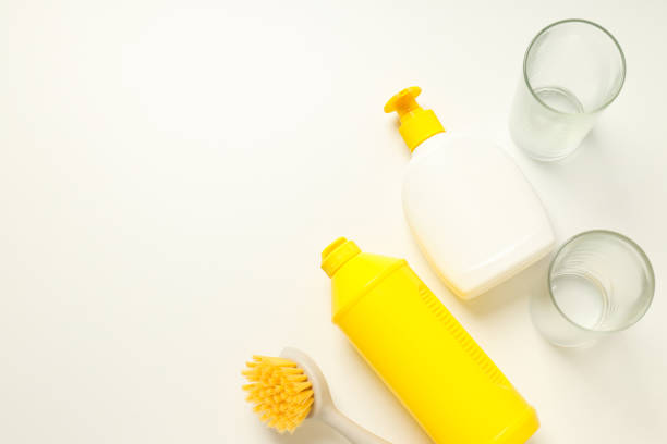 istock Detergent, accessories for dish washing and cleaning 2190643497