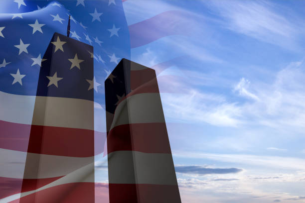 09.11.2001 American Patriot Day banner. We will never forget