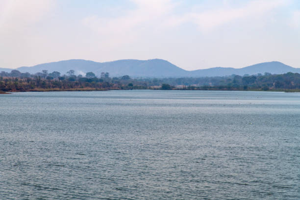The lake in mountains of Ethiopia