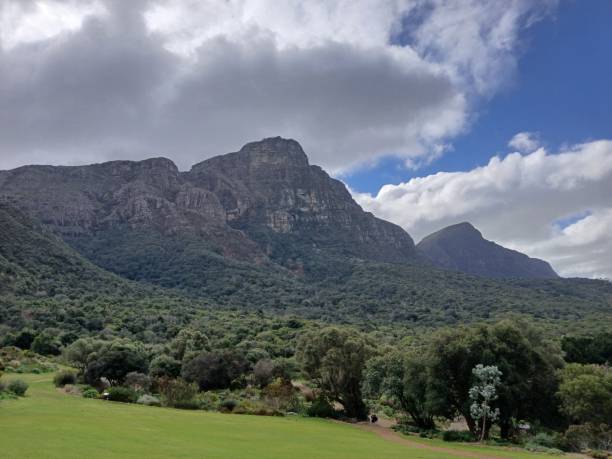 istock Scenic view of Table Mountain under cloudy sky. 2190652927