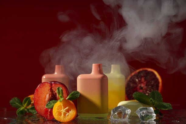 istock Smoking devices - electronic cigarette, concept of modern smoking 2190654114