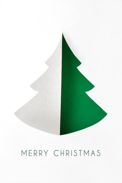 istock Paper Christmas Tree with Holiday Message 2190660680