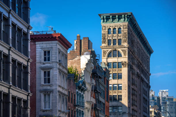 istock Historic Architecture in Soho, New York City on a Clear Day 2190663208