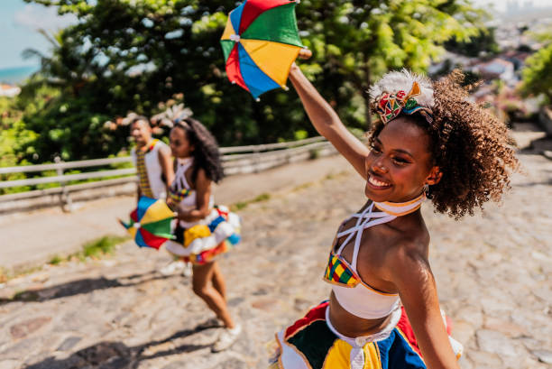 istock Young frevo dancer dancing outdoors 2190668920
