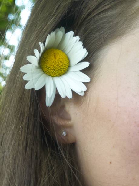 istock A daisy in the hair 2190670724