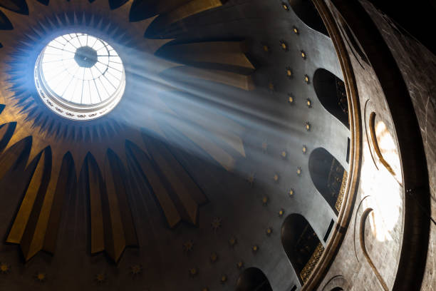 istock IThe ceiling over the grave of Christ in the holy church in Jerusalem. 2190671123