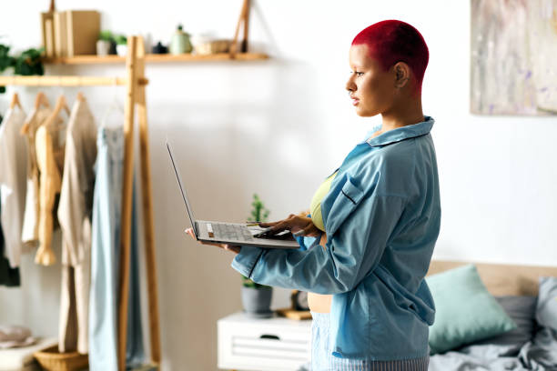 istock Exploring creativity in a modern apartment with bold style and vibrant energy 2190678408