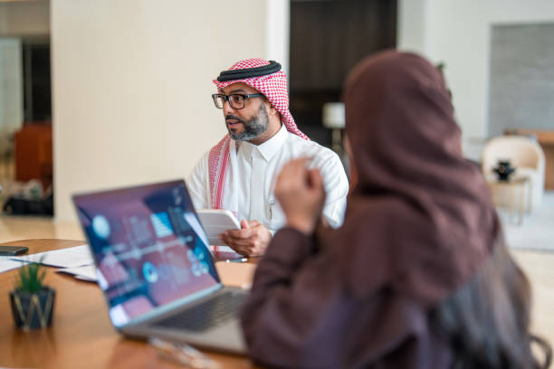 istock Energetic Arabic Business Executives Discuss Strategy 2190686897
