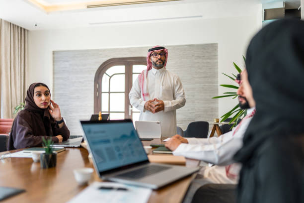 istock Arabic Business Executives Engage in Productive Meeting 2190686935
