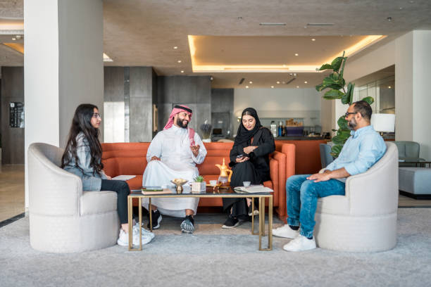 istock Enthusiastic Arabic Business Team Engaging in Collaborative Meeting 2190687007