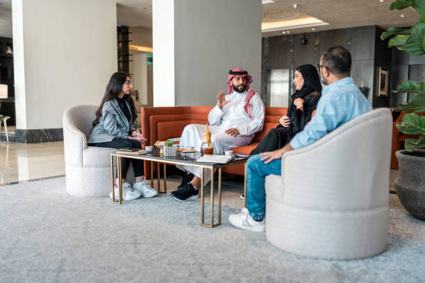 istock Arabic Business Professionals Engaging in Lively Discussion 2190687013