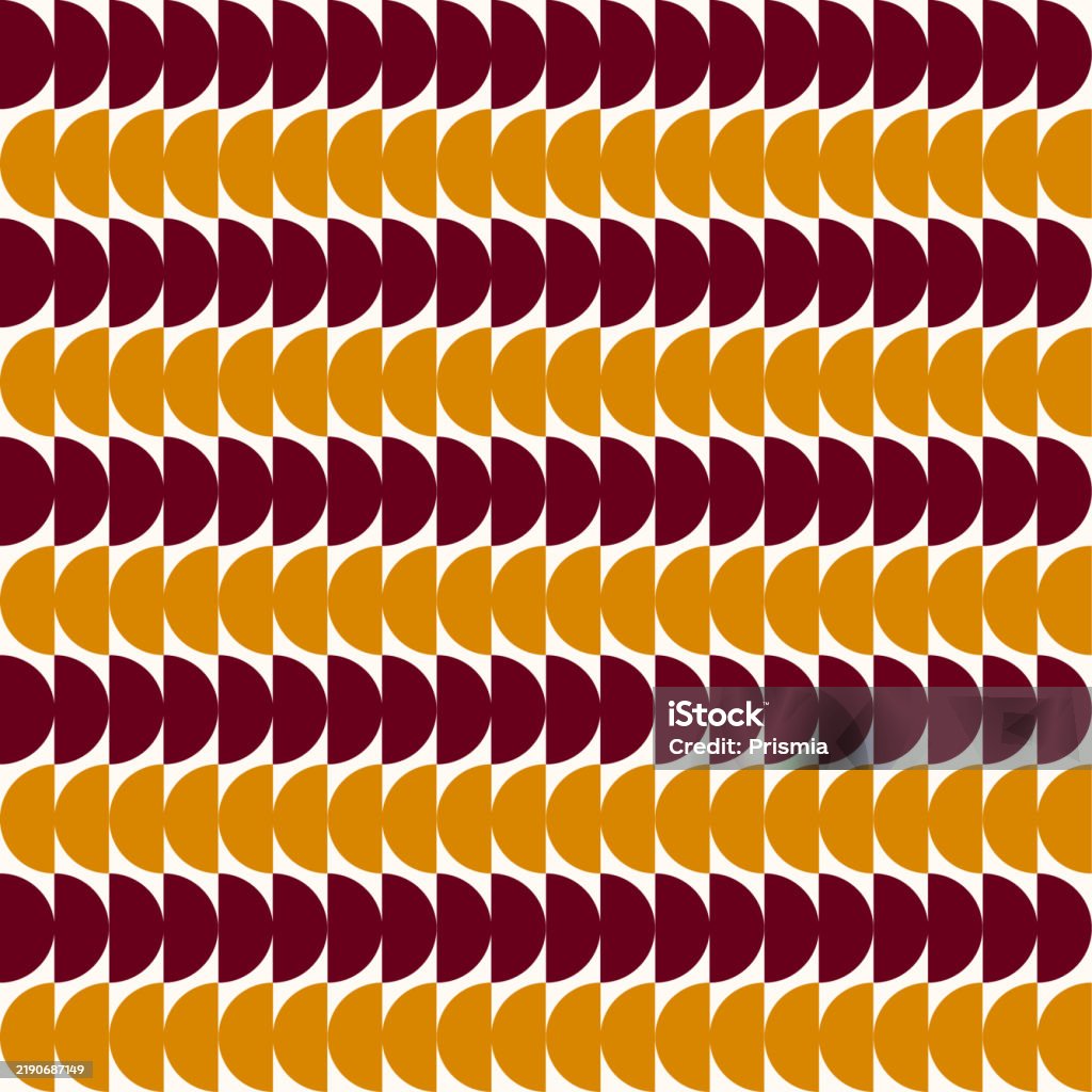 Semi Circles Geometric Pattern Modern Shapes Background Stock ...