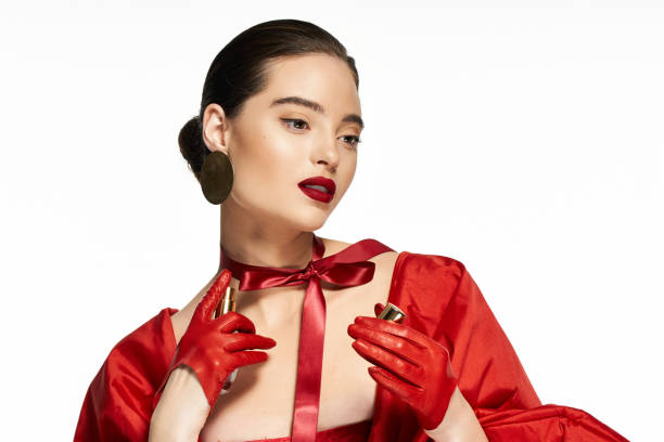 istock Striking elegance captured in a fashion studio with a stunning young model 2190694097