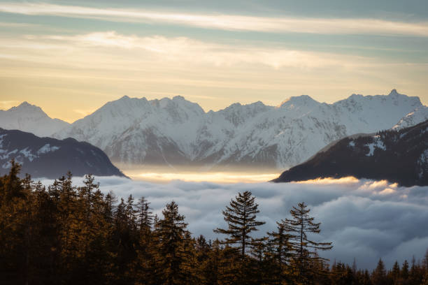 Above the Clouds in a Valley in Austria