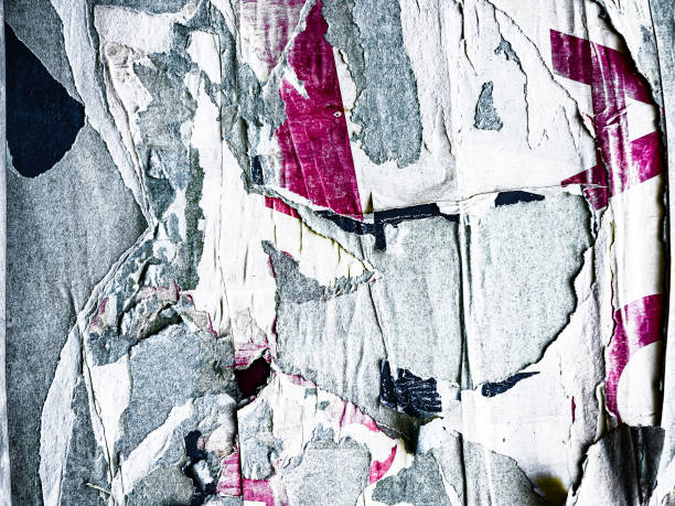 Grunge Revival: Evocative Textural Harmony in Old Poster-Inspired Backgrounds