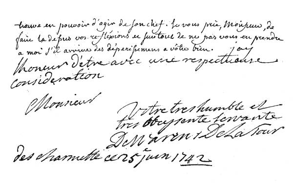 istock Antique image from French magazine, Handwriting, JJ Rousseau 2190699613