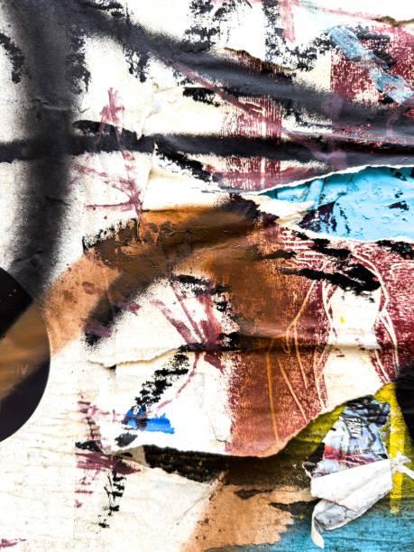 Grunge Revival: Evocative Textural Harmony in Old Poster-Inspired Backgrounds