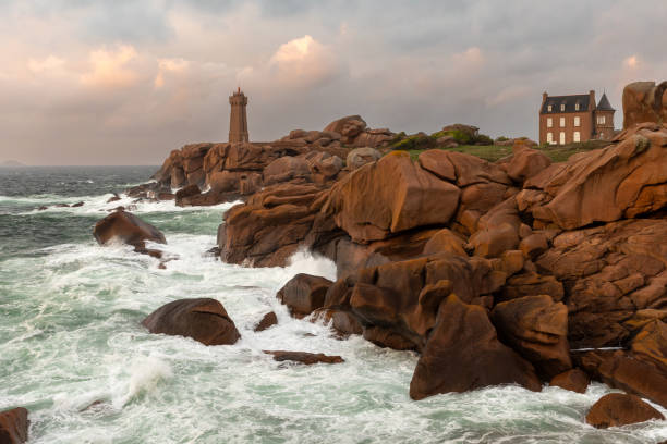 istock Lighthouse of Man Ruz, Ploumanac'h, Brittany 2190700549
