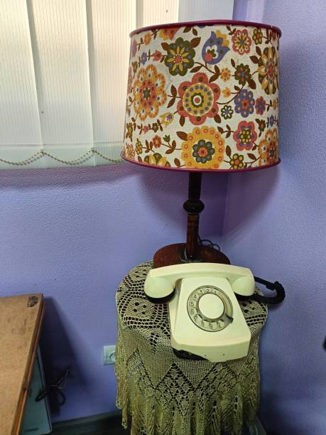 istock old telephone on a floor lamp 2190700967