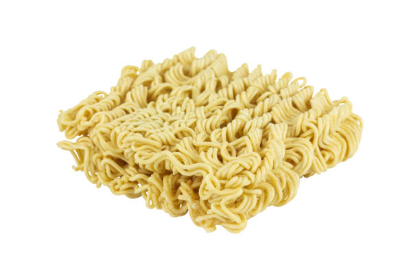 istock raw instant noodles, noodle briquette isolated from background 2190701161