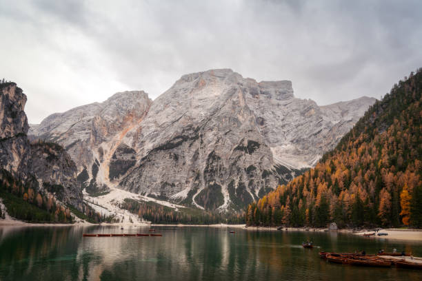 istock Lago di Braies in the Dolomites, Italy 2190714514