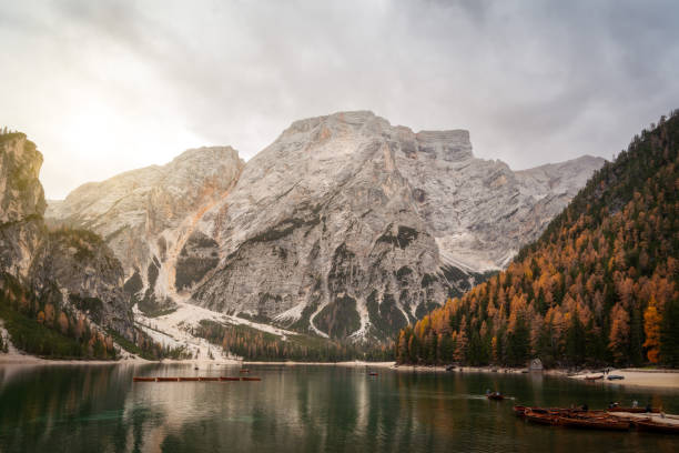 istock Lago di Braies in the Dolomites, Italy 2190714518