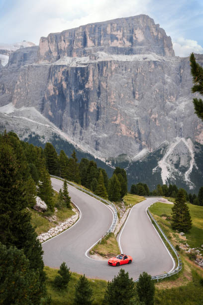 istock Curvy Mountain Road in the Dolomites, Italy 2190714591